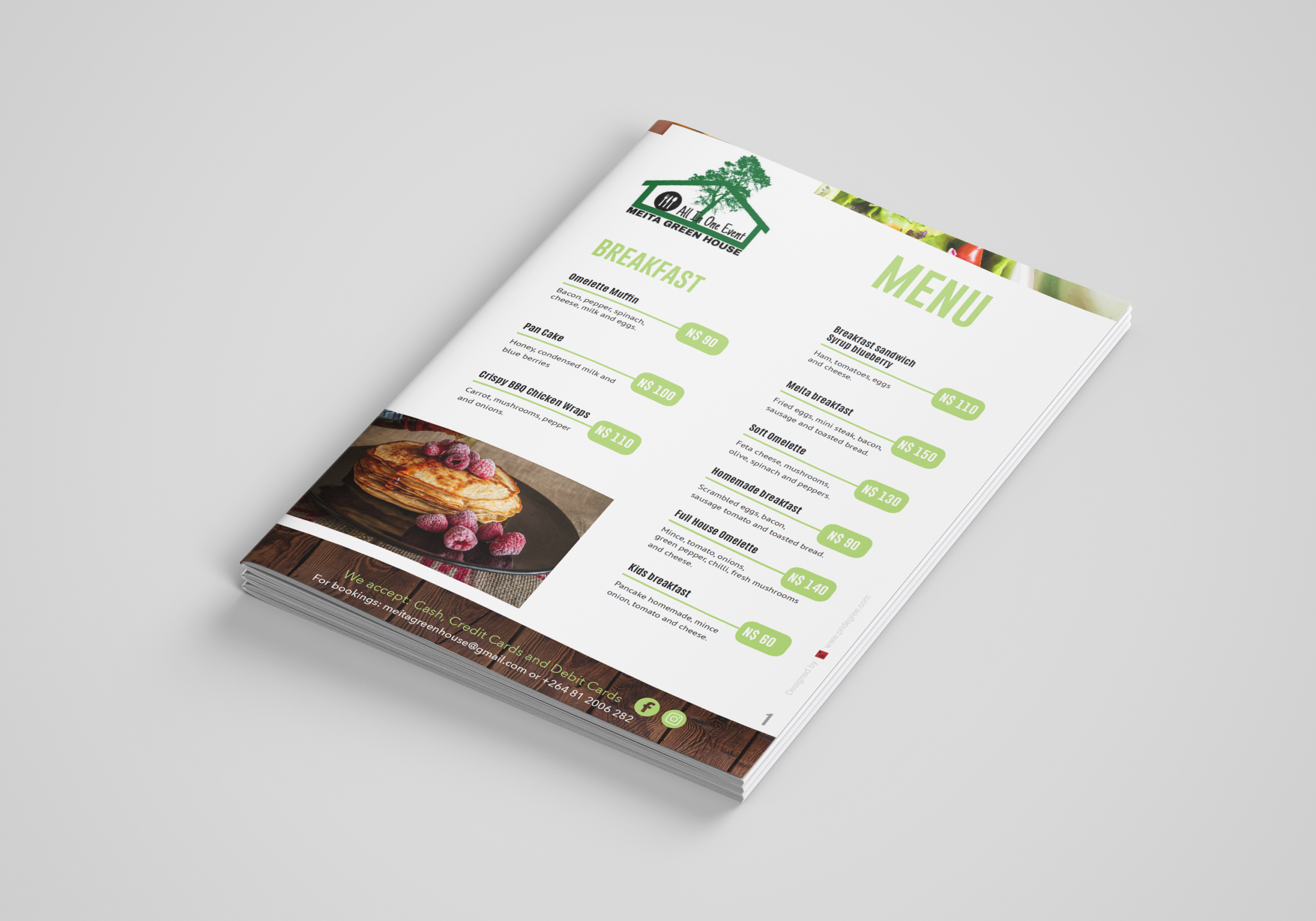 Meita Menu
